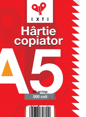 Hartie copiator A5 80 g 500 coli Exte